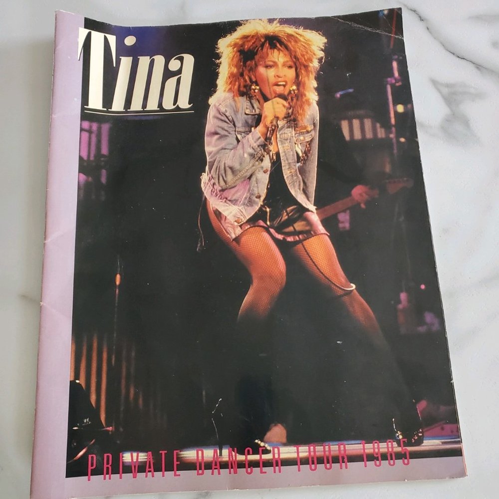 Tina Turner Private Dancer 1985 Concert Tour Program Book